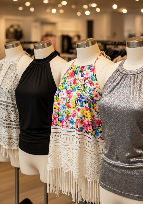 Halter-neck Tops