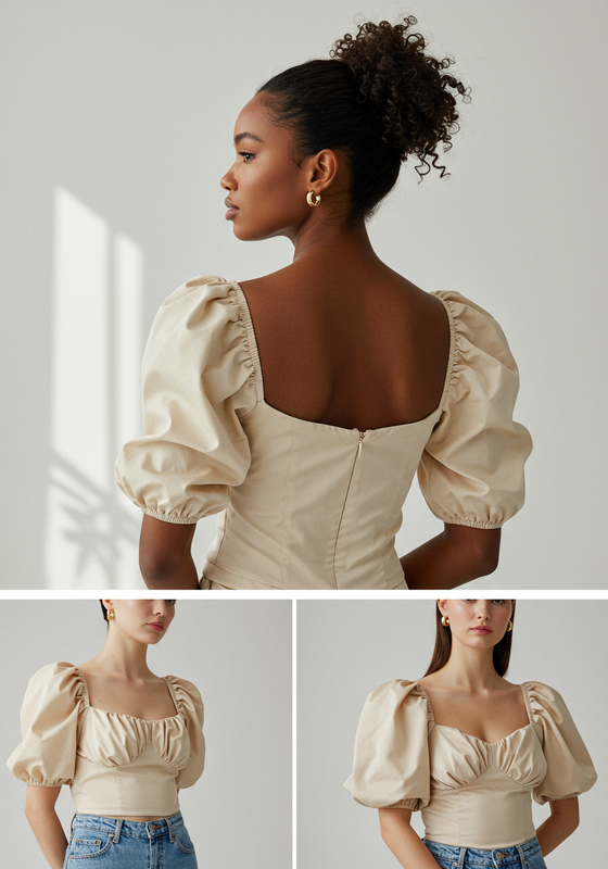 Puff Sleeves Tops