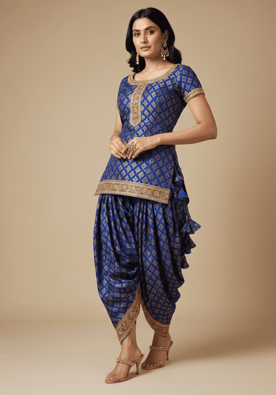Dhoti Style Suit