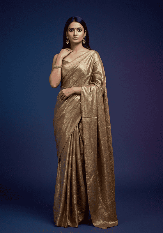 Metallic Saree