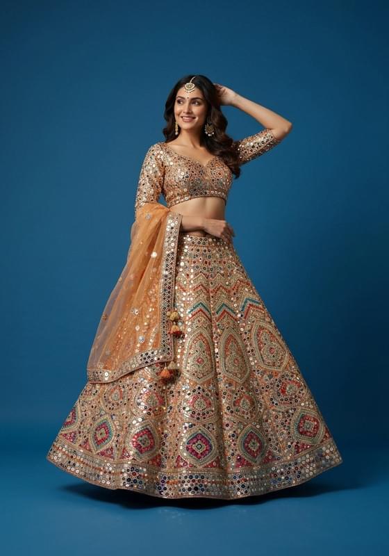 Mirror Work Lehenga